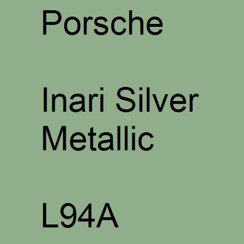 Porsche, Inari Silver Metallic, L94A.